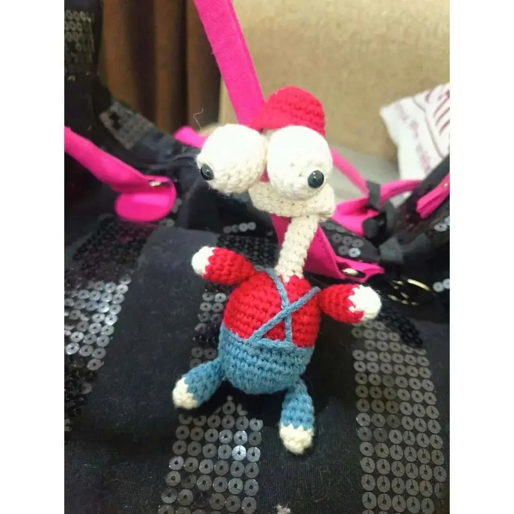 Handmade Amigurumi Crochet Character Doll Charm